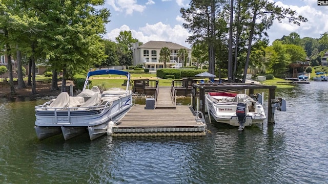 520 Sail Point Way, Columbia, SC 29212 - dock with a water view