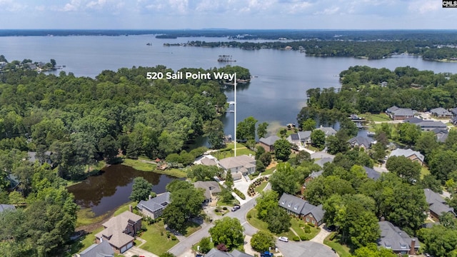 520 Sail Point Way, Columbia, SC 29212 - aerial view of residential area featuring a nearby body of water