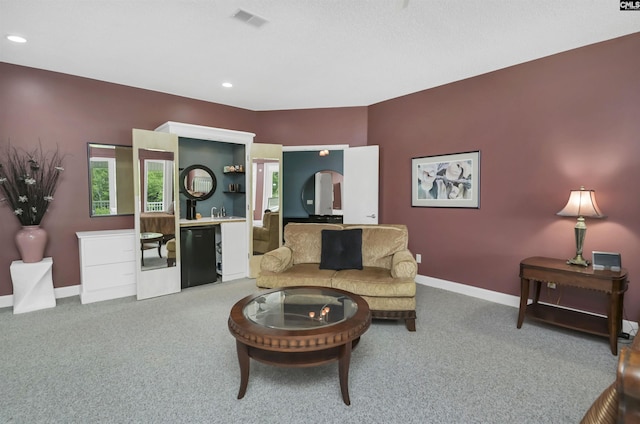 520 Sail Point Way, Columbia, SC 29212 - carpeted living room with baseboards and recessed lighting