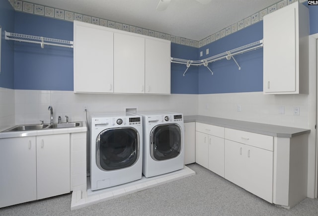 520 Sail Point Way, Columbia, SC 29212 - laundry room with cabinet space and separate washer and dryer