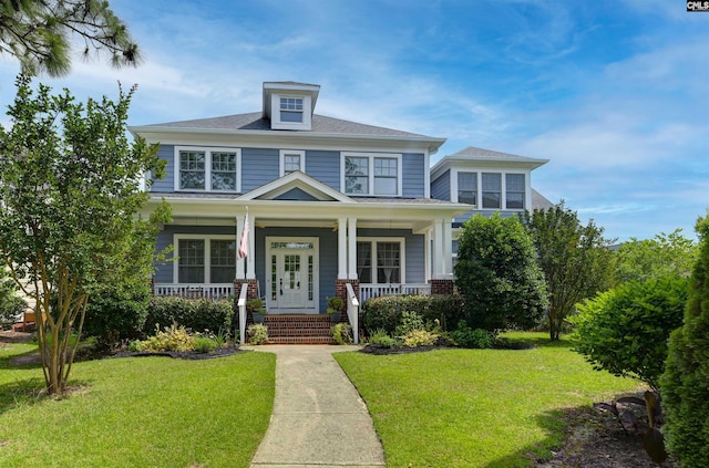 128 Van Der Horst Dr, Columbia, SC 29229 - american foursquare style home with a front yard and a porch