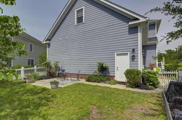 128 Van Der Horst Dr, Columbia, SC 29229 - rear view of house with a patio area