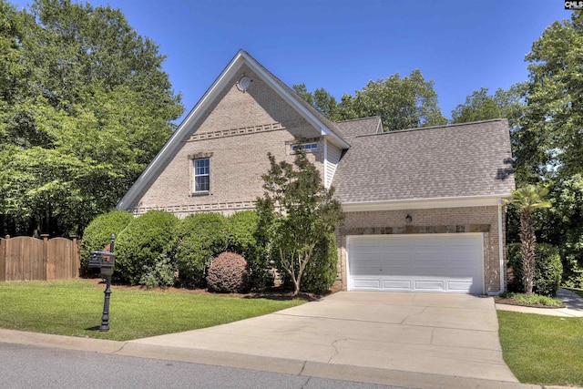 301 Spring Mist Ct, Lexington, SC 29072 - view of front of property with brick siding, concrete driveway, an attached garage, and a shingled roof
