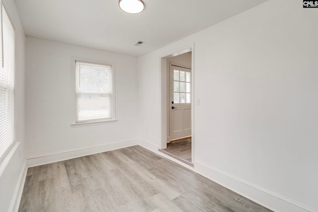 1817 English Ave, Columbia, SC 29204 - unfurnished room with wood finished floors and baseboards