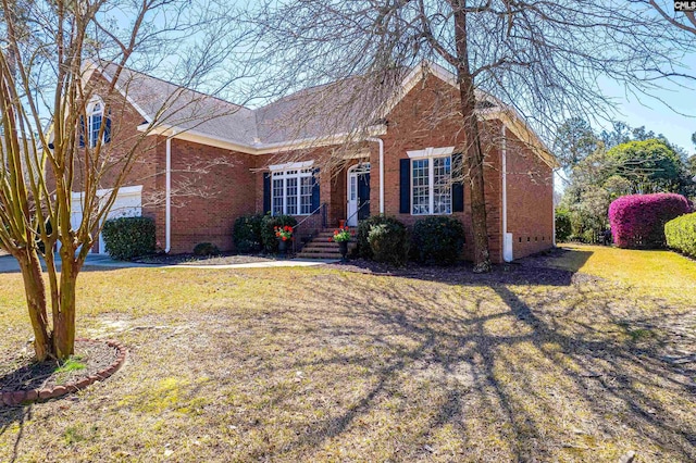 107 Sherborne Ln, Columbia, SC 29229 - view of front facade featuring brick siding and a front lawn