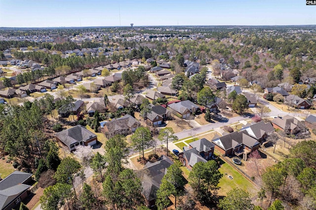 107 Sherborne Ln, Columbia, SC 29229 - aerial view of property and surrounding area with nearby suburban area