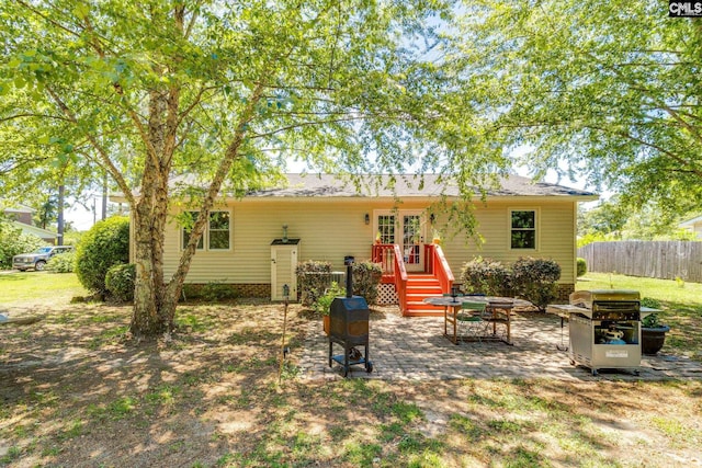 1302 Sunnyhill Dr, Camden, SC 29020 - rear view of property with a patio area