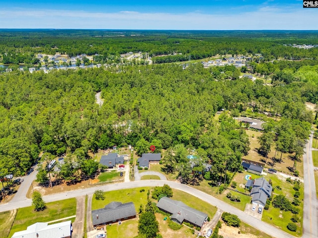 1302 Sunnyhill Dr, Camden, SC 29020 - aerial view of a heavily wooded area