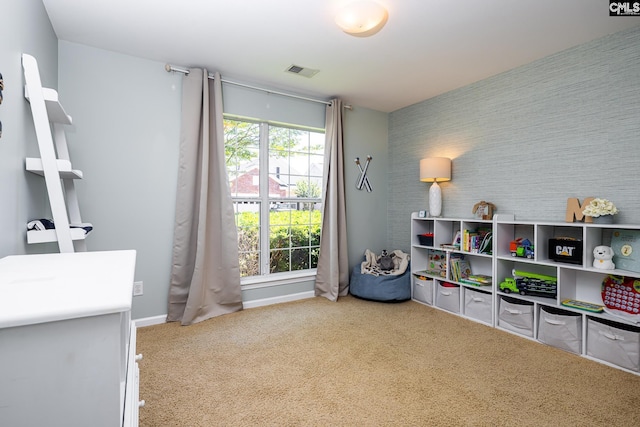307 Swallowtail Ln, West Columbia, SC 29169 - rec room with carpet flooring and baseboards
