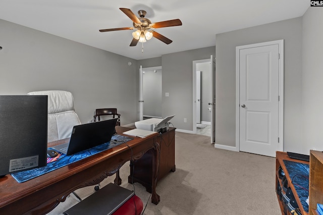 2 Casey Dr, Elgin, SC 29045 - office space with light colored carpet, ceiling fan, and baseboards