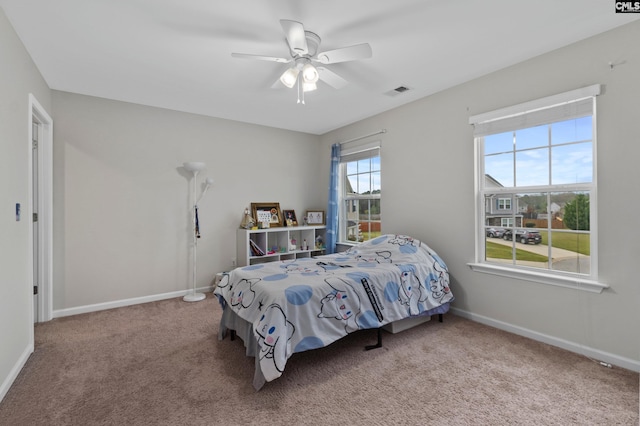 2 Casey Dr, Elgin, SC 29045 - carpeted bedroom with baseboards and a ceiling fan