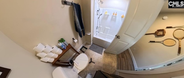 1 Twinspur Ct, Columbia, SC 29229 - full bath with toilet, a bath, a shower, and baseboards