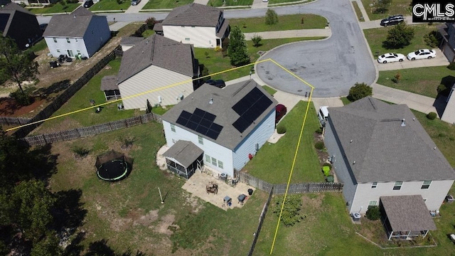 1 Twinspur Ct, Columbia, SC 29229 - aerial view of residential area featuring property parcel outlined