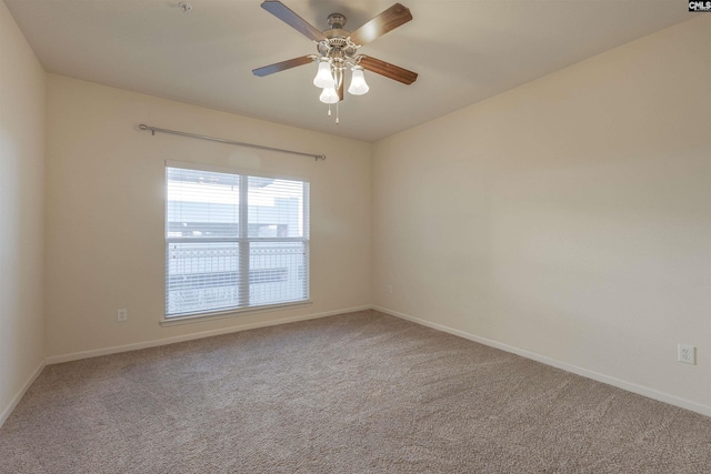 1085 Shop Rd Unit 337, Columbia, SC 29201 - unfurnished room with carpet flooring, baseboards, and a ceiling fan