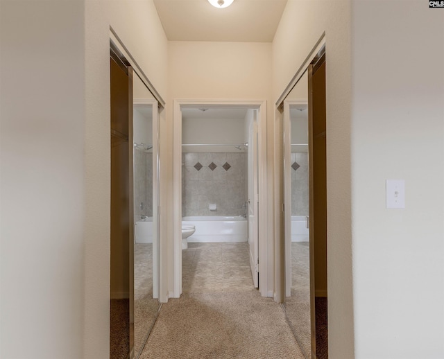1085 Shop Rd Unit 337, Columbia, SC 29201 - hallway with light colored carpet