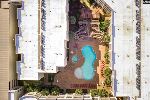 1085 Shop Rd Unit 337, Columbia, SC 29201 - aerial view of a pool area