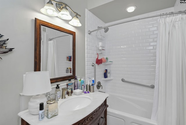 1049 Key Rd Unit 22, Columbia, SC 29201 - full bathroom featuring vanity and shower / bath combo with shower curtain