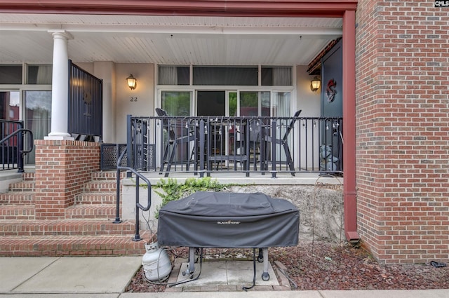 1049 Key Rd Unit 22, Columbia, SC 29201 - entrance to property featuring brick siding and a porch
