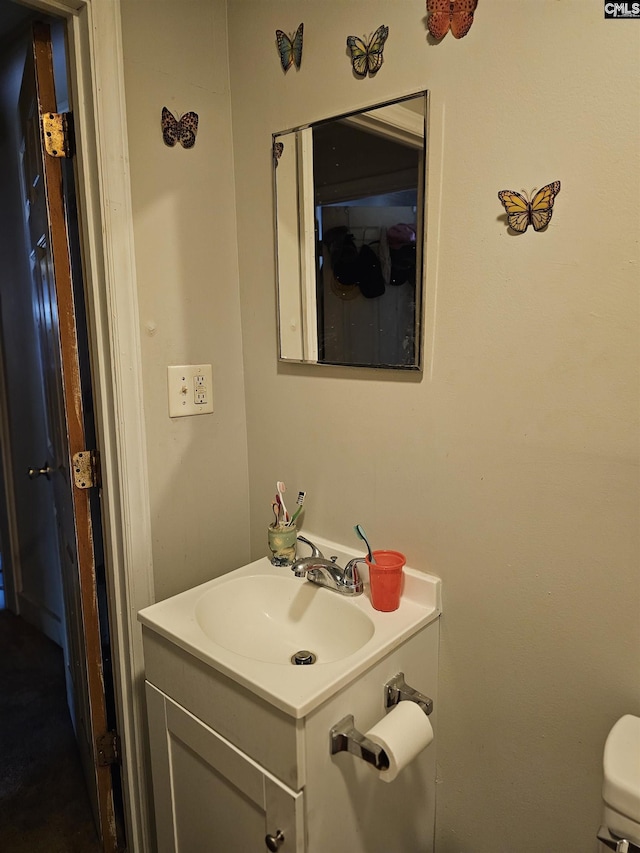 204 Crawford Rd, Columbia, SC 29203 - half bathroom with vanity and toilet