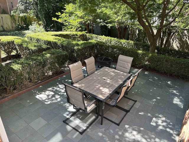 219 Mallet Hill Rd, Columbia, SC 29223 - view of patio featuring outdoor dining area