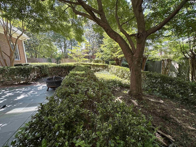 219 Mallet Hill Rd, Columbia, SC 29223 - view of yard with a fire pit and a patio area