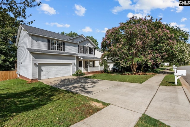 116 Harmon Creek Ct, Lexington, SC 29072 - traditional home featuring driveway, covered porch, a garage, and roof with shingles