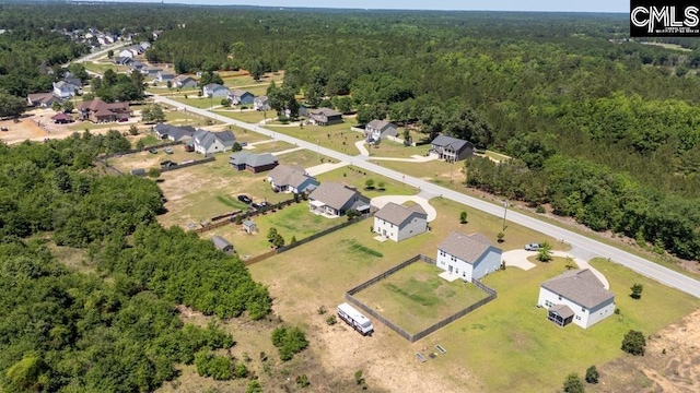 1811 Wildwood Ln, Elgin, SC 29045 - aerial view of residential area with a heavily wooded area