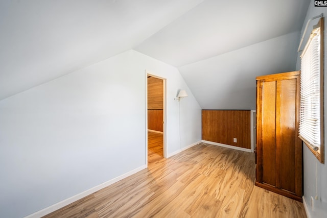 108 Commonwealth Ct, Lexington, SC 29073 - additional living space featuring baseboards, light wood-style floors, and lofted ceiling