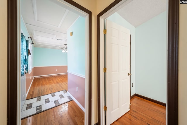 108 Commonwealth Ct, Lexington, SC 29073 - hallway with hardwood / wood-style flooring and baseboards