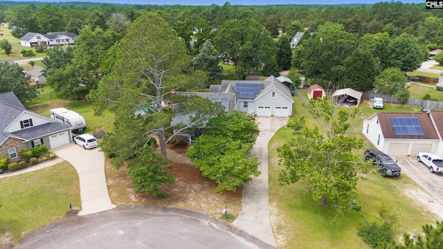 108 Commonwealth Ct, Lexington, SC 29073 - aerial view of residential area featuring a forest