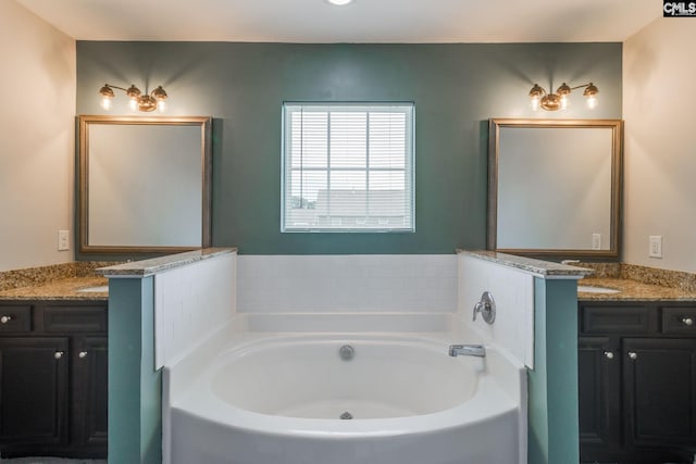 145 Decoy Ct, Sumter, SC 29145 - full bath featuring a garden tub and two vanities
