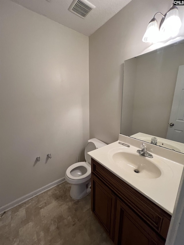 100 Battery Creek Dr, Gaston, SC 29053 - half bath featuring toilet, vanity, and baseboards