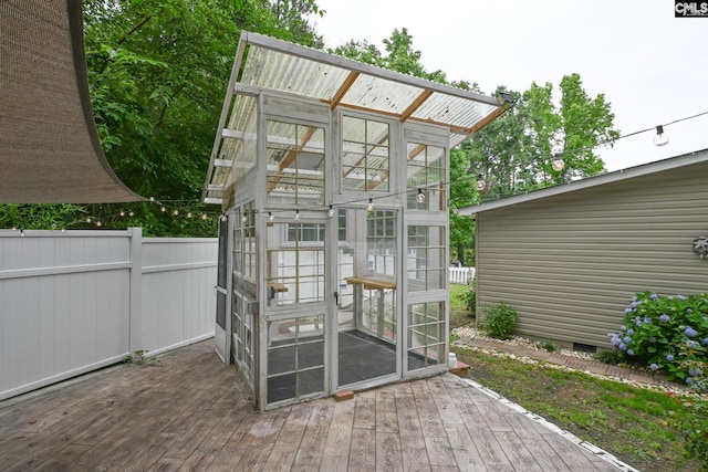 2110 Bouknight St, Newberry, SC 29108 - view of greenhouse with a sunroom