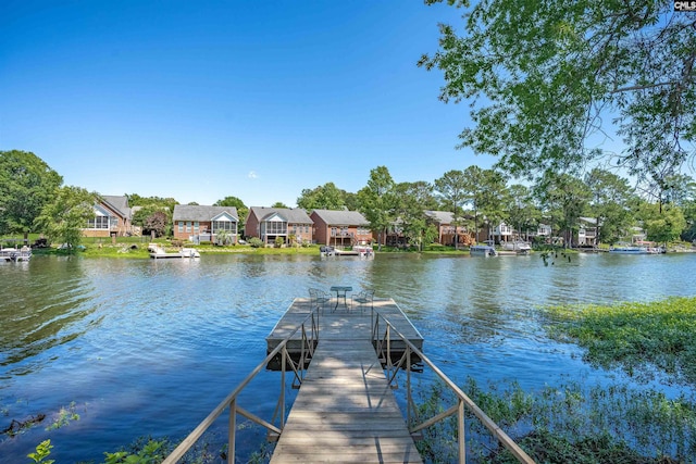 175 Stoney Pointe Dr, Chapin, SC 29036 - dock area with a residential view and a water view