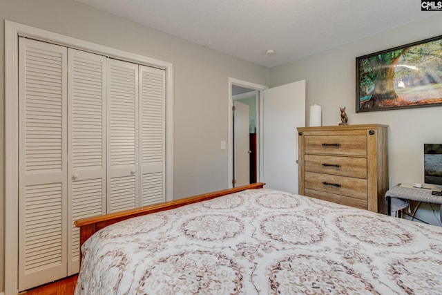 1921 Cunningham Rd, Columbia, SC 29210 - bedroom featuring a closet and wood finished floors