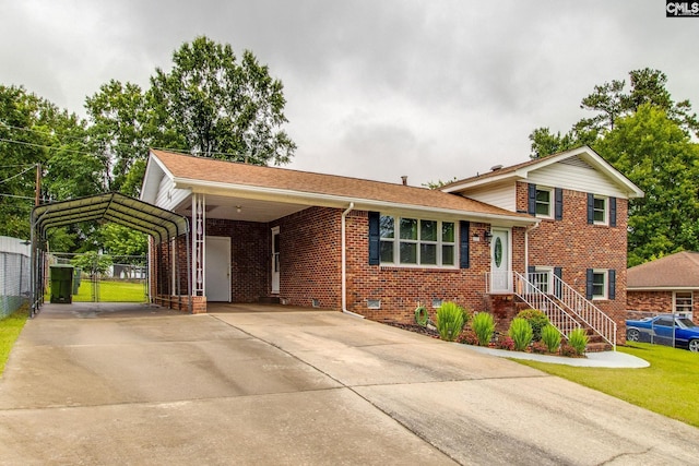 1921 Cunningham Rd, Columbia, SC 29210 - tri-level home with driveway and brick siding