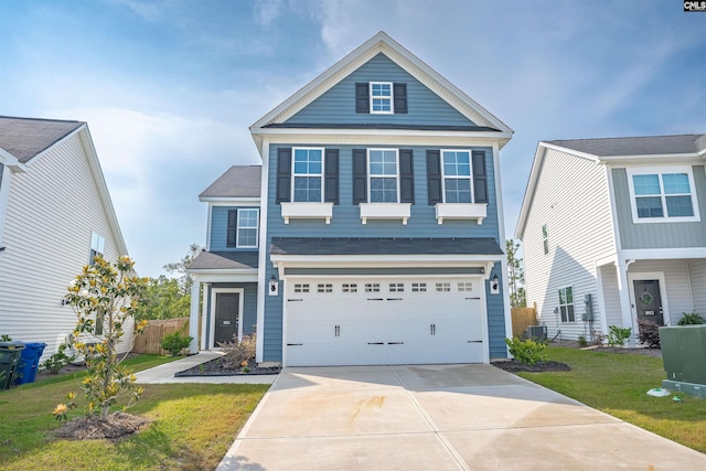1051 Ashcroft Cir, Columbia, SC 29229 - traditional-style home featuring driveway, a garage, and a shingled roof