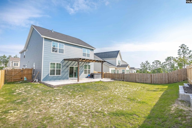 1051 Ashcroft Cir, Columbia, SC 29229 - rear view of house featuring a pergola and a patio