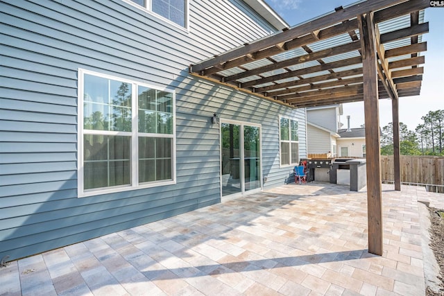 1051 Ashcroft Cir, Columbia, SC 29229 - view of patio / terrace with a pergola