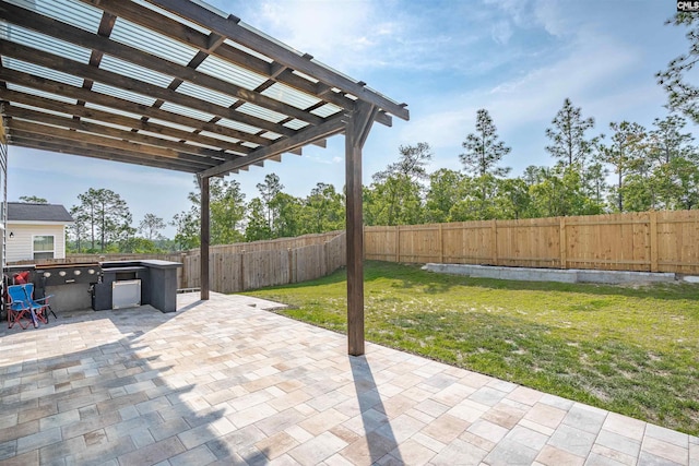 1051 Ashcroft Cir, Columbia, SC 29229 - view of patio / terrace featuring a pergola