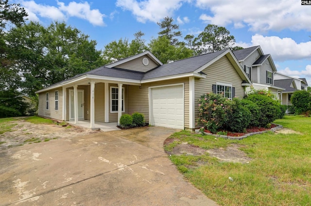 414 Fountain Lk, Columbia, SC 29209 - view of front of home featuring a garage, covered porch, and concrete driveway
