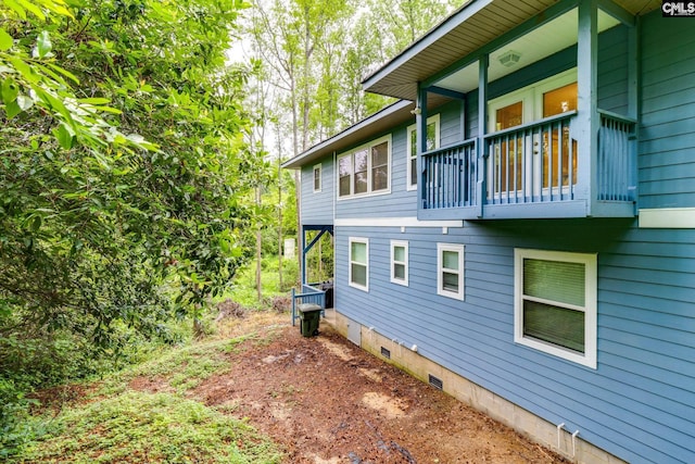 3308 Keenan Dr, Columbia, SC 29201 - view of side of property with crawl space and a balcony