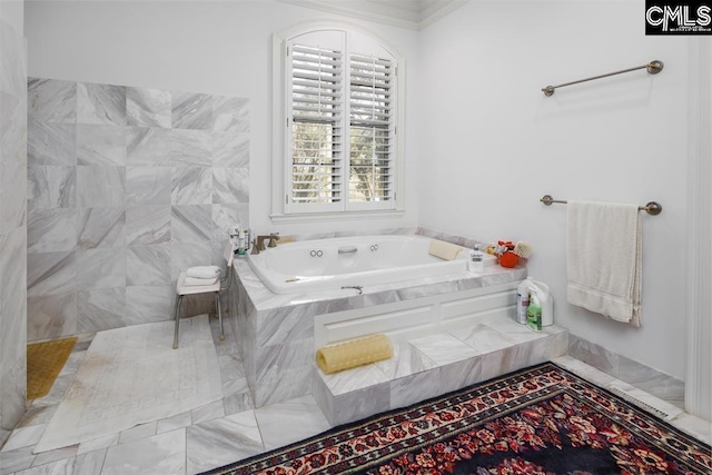 7021 Cleaton Rd, Columbia, SC 29206 - full bath with a garden tub