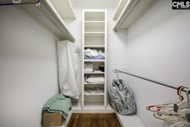 7021 Cleaton Rd, Columbia, SC 29206 - walk in closet with wood finished floors