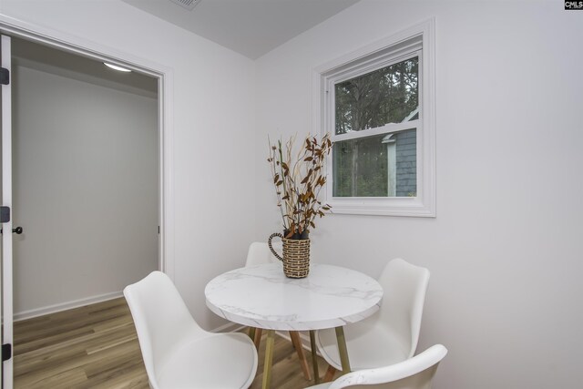 108 Bickleigh Rd, Irmo, SC 29063 - dining room with wood finished floors and baseboards
