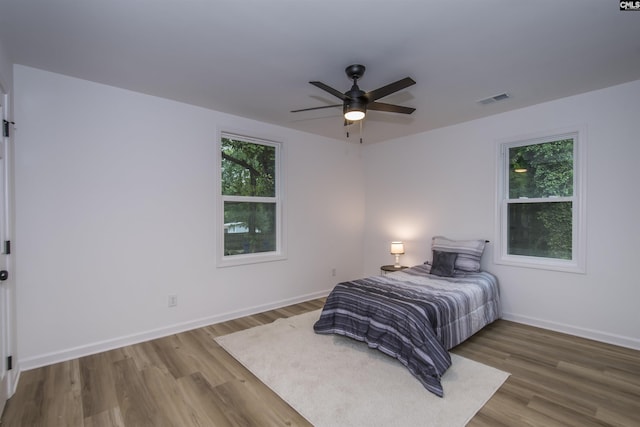 108 Bickleigh Rd, Irmo, SC 29063 - bedroom featuring wood finished floors, baseboards, and a ceiling fan