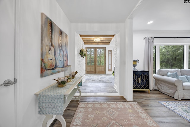225 Park Shore Dr, Columbia, SC 29223 - foyer with healthy amount of natural light, wood finished floors, and recessed lighting