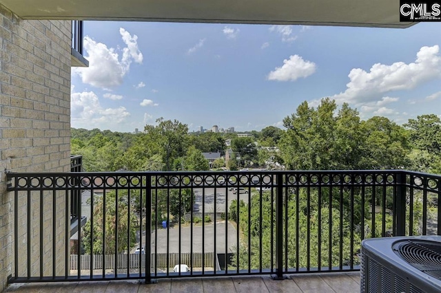 619 King St Unit 608, Columbia, SC 29205 - balcony with central air condition unit