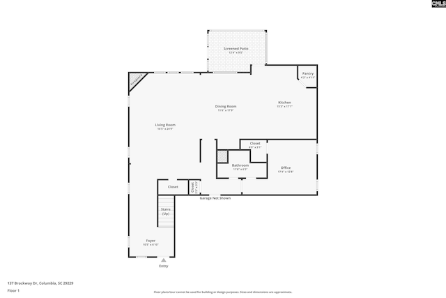 137 Brockway Dr, Columbia, SC 29229 - home floor plan
