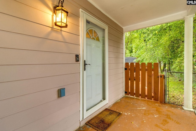 2241 Atascadero Dr, Columbia, SC 29206 - doorway to property with a gate